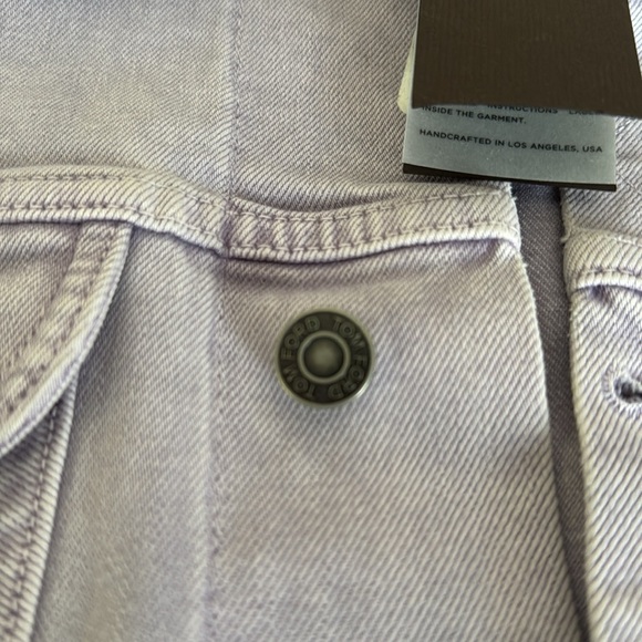 Never worn Tom Ford Light Purple Denim Bomber Jacket - Picture 4 of 9
